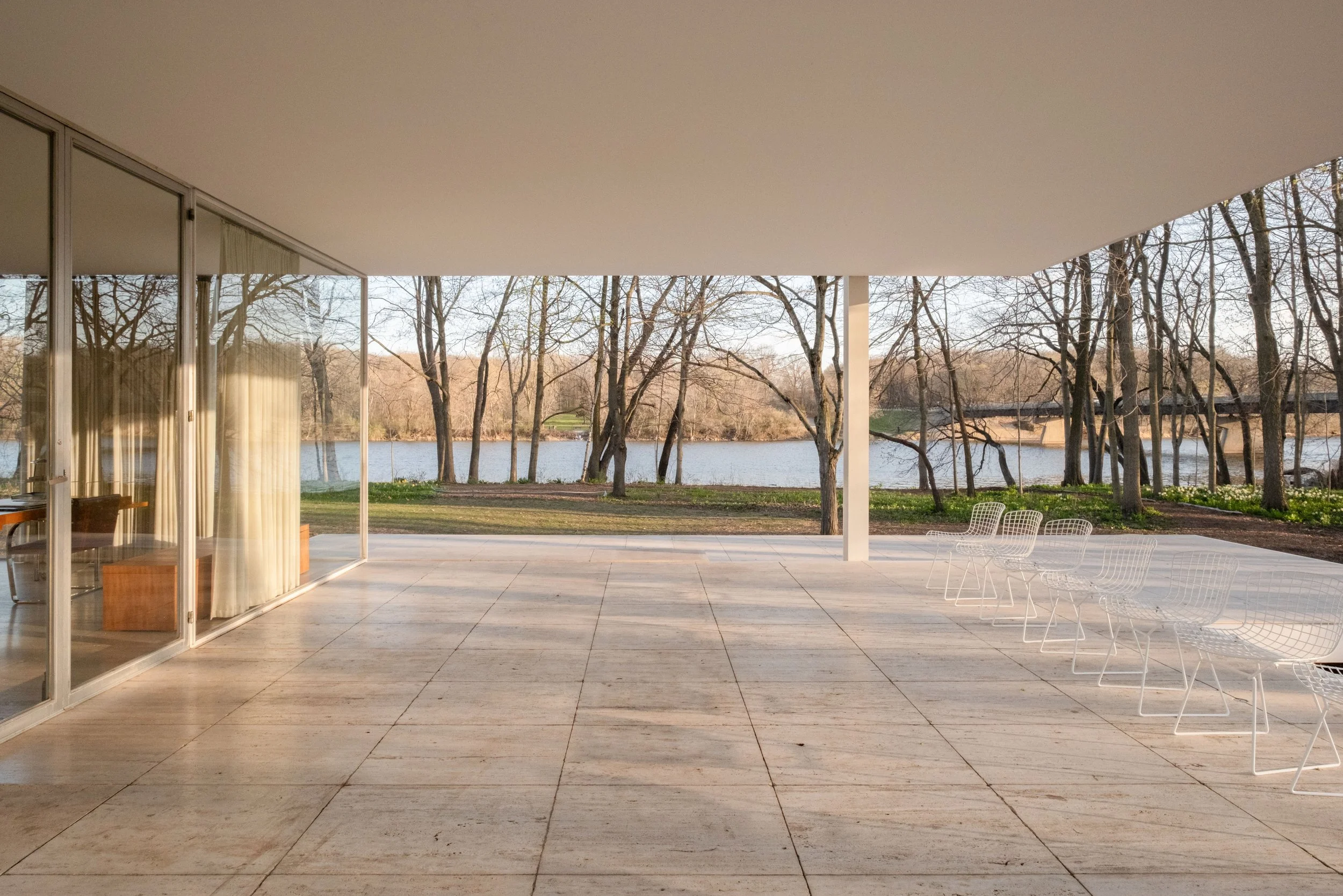 The Edith Farnsworth House, Ludwig Mies van der Rohe, 1945-51